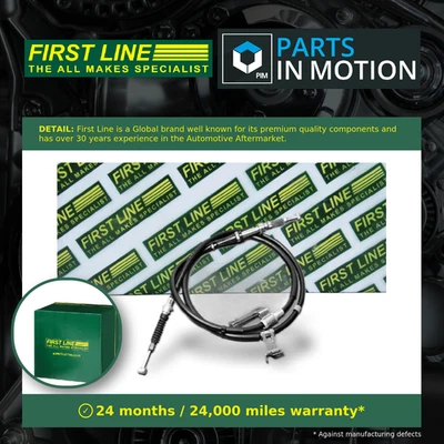 Handbrake Cable fits MAZDA 626 Mk5 2.0 Rear Right 98 to 02 Hand Brake Parking - Image 1 of 4