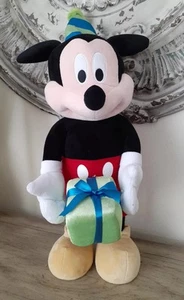 Disney Mickey Mouse Standing Plush Toy Birthday Party Gift Box Door Greeter 23" - Picture 1 of 8