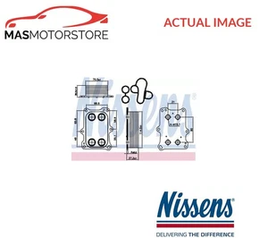 ENGINE OIL COOLER NISSENS 90969 P FOR ALFA ROMEO GIULIETTA,MITO 1.4L - Picture 1 of 5