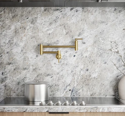 Kohler 35745-2MB Contemporâneo Enchimento de Panela de Parede – Latão Moderno Escovado - Imagem 1 de 4