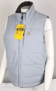 Carhartt Damen Montana Puffer Vest Insulated Reversible Sherpa Light Blue - Bild 1 von 5