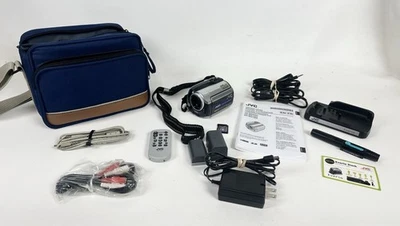 JVC Everio HDD Hybrid Camcorder 32X MP Model GZ-MG155U w/Extras - Image 1 of 4