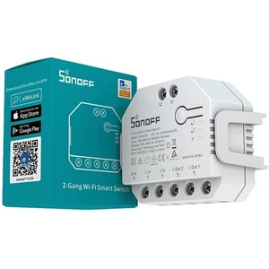 Switch Smart Wireless 2 Contacts 100-240V 10-15A Sonoff DIY-DUALR3 - Picture 1 of 9