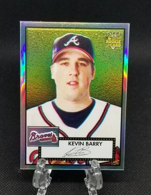 2006 Topps '52 Chrome Kevin Barry Refractor Rookie RC #d 472/556 #48 - Braves - Image 1 of 3