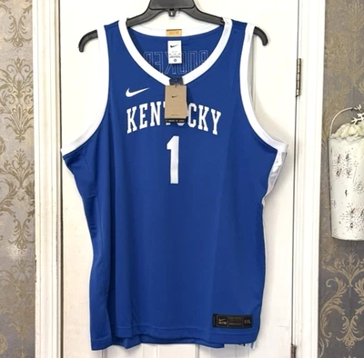 Camiseta deportiva de baloncesto Nike Kentucky Devin Booker Wildcats Limited Elite talla XXL NUEVA CON ETIQUETAS Foto 1 de 4
