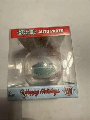 M2 Machines O'Reilly exclusive 2022 Christmas Ornament Volkswagen Bus - Image 1 of 4