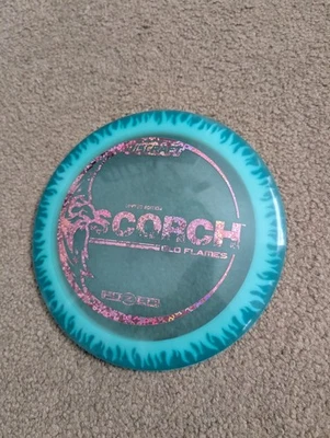 Discraft Limited Edition Glo Fuzed Z Scorch -  GLO Flame Ring Pattern -173-174g - Image 1 of 4