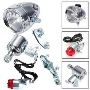 Bicycle Generator AC12V Dynamo Kit Featuring Front and Rear Lighting Options - Picture 1 of 12