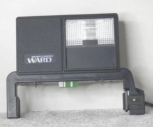 Polaroid vintage Montgomery Ward One Step & Pronto! Flash de cámara montable - Imagen 1 de 3