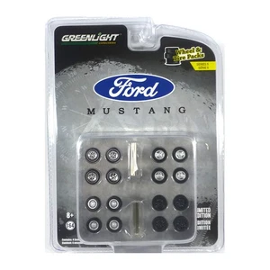 Greenlight 16090-C Reifenset Ford Mustang Radset - Wheel & Tire Packs 5 1:64 - Picture 1 of 1