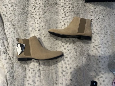 Botas Chelsea Zara Hombre Beige Foto 1 de 4