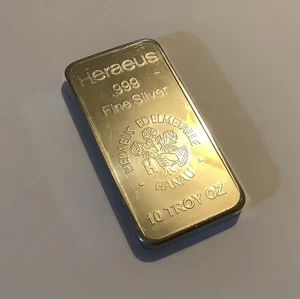10 oz Silberbarren Heraeus, 0,999 Fein - Bild 1 von 5