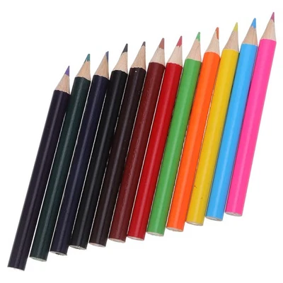 60 Pcs Mini Colored Pencils Wooden Short Drawing Pencils For School And Home  - Image 1 of 4
