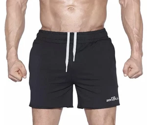 Pantaloncini da allenamento sportivi sportivi rugby palestra neri taglia XL - Foto 1 di 6