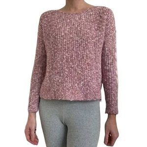 Abercrombie & Fitch Women's Marled Shaker Pullover Sweater Long Sleeve Size S - Picture 1 of 10