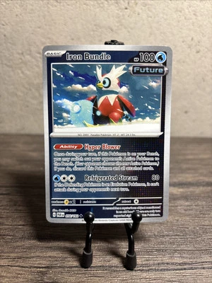 Iron Bundle 056/182 Sv04: Paradox Rift Reverse Holo-Pokemon TCG-Fast Shipping-NM - Image 1 of 4