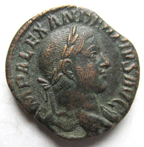 Antica Roma Imperiale SEVERUS ALEXANDER (222-235AD) AE Sesterzio SPES Reverse - Foto 1 di 2