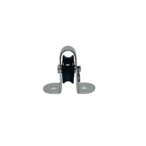 Marine Boat Stainless Steel T304 1/4" Surface Mount Pulley Block Nylon Sheave - Picture 1 of 7