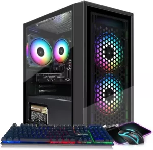 STGAuborn Gaming Pc Computer Desktop Rx550 4GB, Intel I7 Xeon E5, 16GB Of Ram - Picture 1 of 7