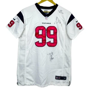 Nike NFL Houston Texans Jersey Youth XL 18 JJ WATT 99 On Field Autographed 2012 - Picture 1 of 23