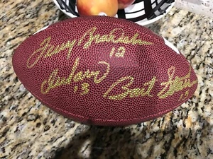 Autogramm Football Ball NFL Greats Favre, Bradshaw, Manning, Starr - Bild 1 von 6