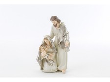 NATIVITA' STATUINE PRESEPE NATALE IN RESINA DECORATA LE STELLE CM. 20