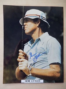 Gene Littler Autographed 8" X 10" Photograph - Bild 1 von 2
