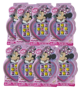 Lot of 8 Minnie Mouse Tic Tac Toe Games Disney Junior Party Favors NEW - Picture 1 of 2