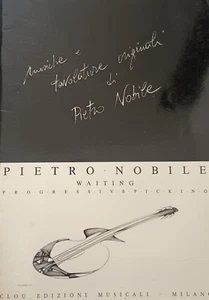 Pietro Nobile Waiting Progressive Picking Song Book Guitar Italy Import 1987 - Imagen 1 de 8