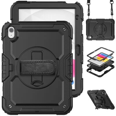 WIGENTO Per Apple iPad 10.9 2022 10 gen. Custodia tablet astuccio custodia shock 360 gradi cover