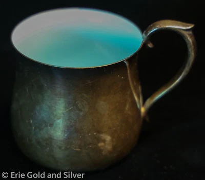 Taza esmaltada azul Reed & Barton Foto 1 de 4