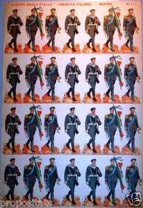 sd 07 SOLDATINI DI CARTA - Marca Stella - Esercito italiano - N°111 MARINA  - Foto 1 di 1