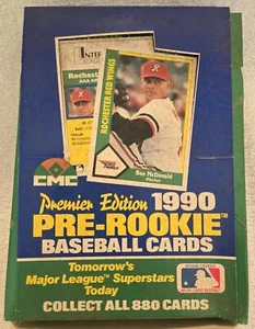 1990 CMC Pre-Rookie Premier Edition Baseball Cards 36 ungeöffnete Packungen/Box - Bild 1 von 6