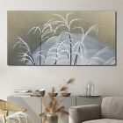 Canvas Print Painting Abstract Plants Snow Picture Decor Wall Art 140x70