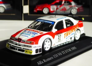 1/43 Minichamps Alfa Romeo 155 V6 TI Thunder Helsinki Presentation #27 DTM 1995 - Imagen 1 de 13
