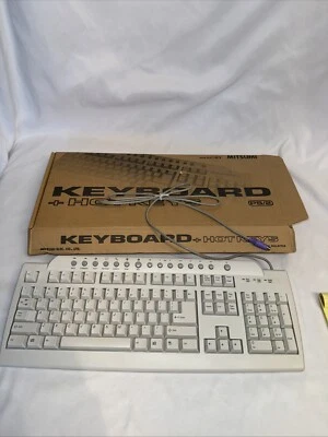 Mitsumi Model HY Keyboard Hotkeys PS/2 CD In Original Box  - Image 1 of 4