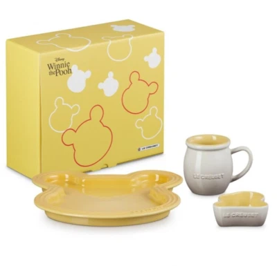 Le Creuset Winnie the Pooh Tableware Set Quince Yellow Nutmeg Limited Edition - Image 1 of 4