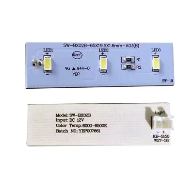 2021 Refrigerator LED Bar Fridge LED Light Strip DC 12V for ZBE2350HCA SW-BX02B - Image 1 of 4