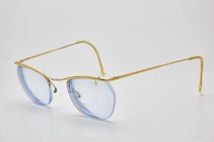 1960s vintage Gold Lamitate eyeglasses NYLOR SGDG gold frame CatEye eyeglasses - Bild 1 von 12