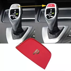 For 2 3 5 Series X3 X4 X5 Red Car Inner Gear Shift Knob P Head Button Cover - Foto 1 di 7