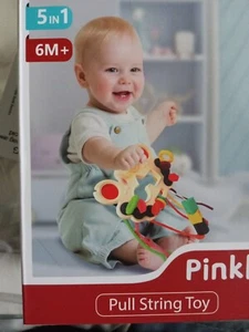 Pinklili Pull And String Toy 5 In 1 Toy 6m + - Picture 1 of 3