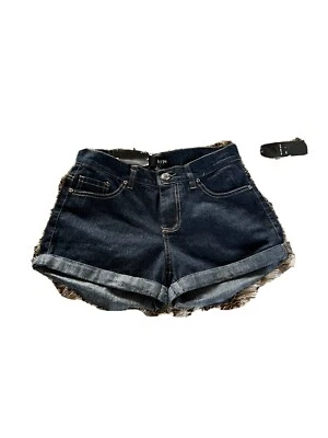 Pantalones cortos de jean azules Foto 1 de 3