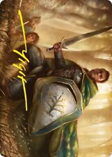 Boromir, Warden of the Tower Art Card - Gold-Stamped Signature x1 - Art Series: 