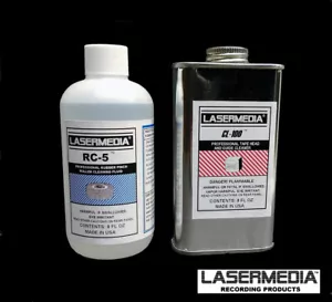Open Reel Audio CL-100 Head and RC-5 Pinch Roller Cleaner Kit 8 Oz Ea Lasermedia - Picture 1 of 1