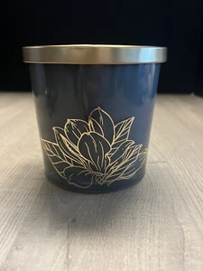 Bellevue Luxury Candle Fresh Fig & Amber Soy Wax 20 oz Gray Glass- 2 Wick - Picture 1 of 5
