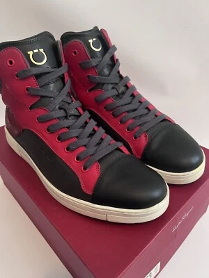 Salvatore Ferragamo 男式高帮运动鞋 10 码(适合美国 11 码) — 第 1/4 张图片