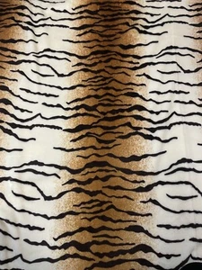 1 Meter Tiger Anti Pille Polar Soft Fleece Stoff..58" breit (147cm) #42600 - Bild 1 von 7