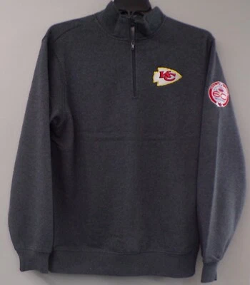 Top polar conmemorativo 1/4 cremallera Kansas City Chiefs 60 temporadas XS-4XL, LT-4XLT Foto 1 de 3
