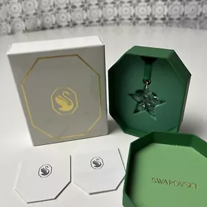 Swarovski Little Star 2023 Jahresedition Kristall Ornament grünes Band 5646769 - Bild 1 von 7
