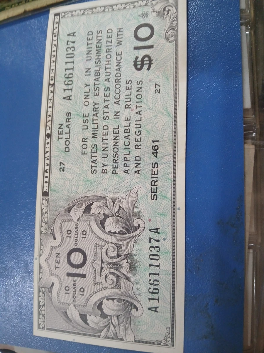 $10 US Military Payment Certificates for sale | eBay